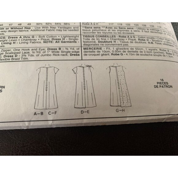 McCall's Misses Dress Sewing Pattern Sz 8 - 10 7670 - Uncut - Picture 5 of 9